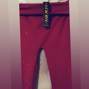 Women's Maroon Leggings